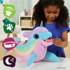 Wavy the Narwhal Interactive Animatronic Plush Toy, Electronic Pet, 80+ Sounds and Reactions, Rainbow Plush, Ages 4 and Up