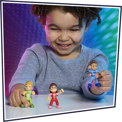 Nighttime Heroes Figure Set Preschool Toy, 6 Action Figures and 11 Accessories for Kids Ages 3 and Up