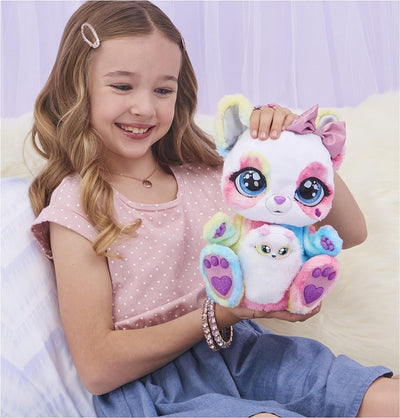 Interactive Rainbow Plush Toy and Baby with Bonus Bows, over 150 Sounds & Actions, Kids Toys for Girls Ages 5 and Up