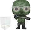 The Batman - the Riddler  Pop Protector Bundle - the Riddler Pop Figurine 3.75 Inch Movies: the Batman with Clear Plastic Pop Protector Case