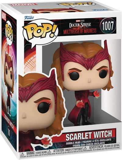 Marvel: Doctor Strange Multiverse of Madness - Scarlet Witch  Vinyl Figure (Bundled with Compatible Box Protector Case), Multicolor, 3.75 Inches