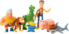 Disney and Pixar Toy Story Set of 7 Action Figures with Woody, Slinky, Rex, Hamm, Alien, Rocky & Shark,  Disney100 Collectible