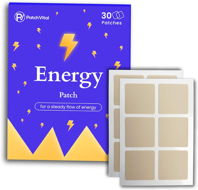 Energy Patches (Pack of 30) | Plant Based Water Resistant Patches