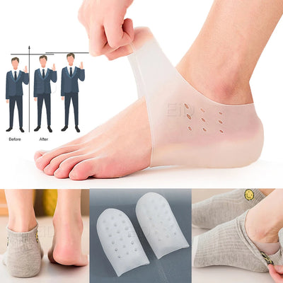 4cm Silicone Invisible Height Increase Insole - Lovira Store