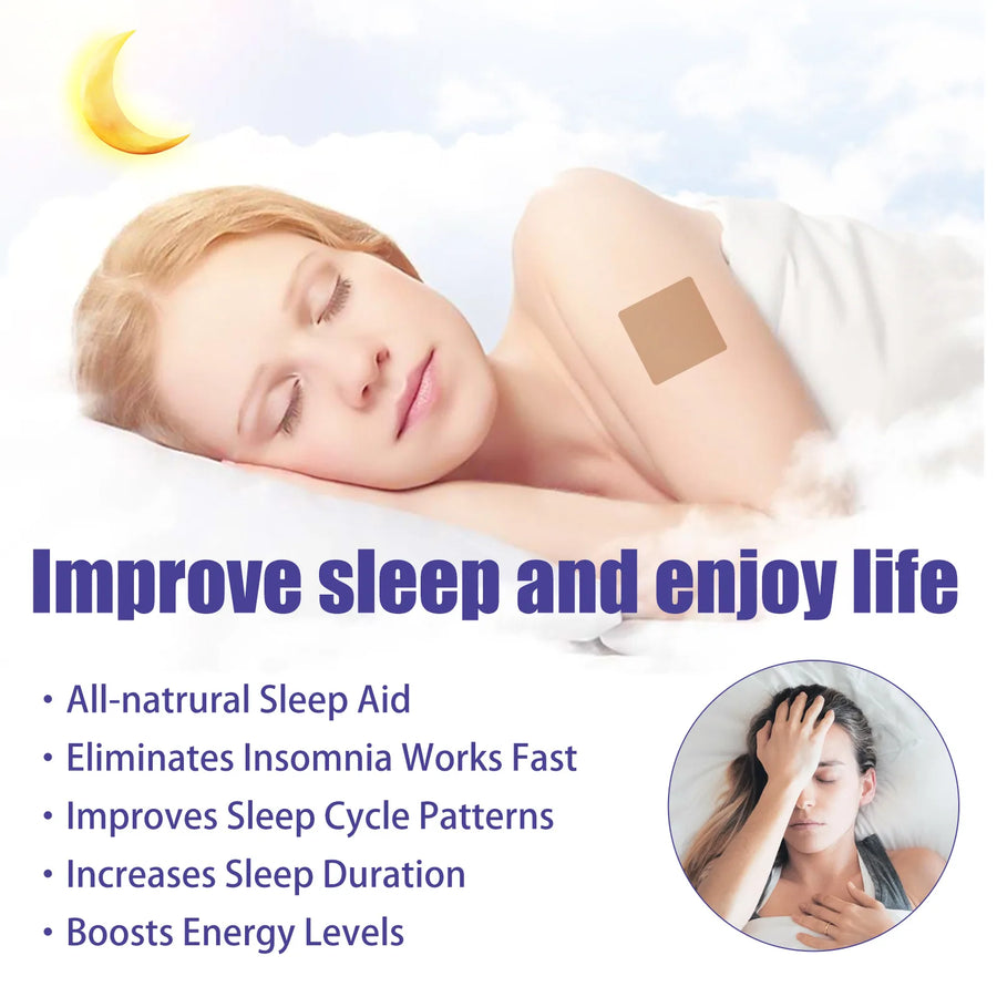 10 pcs Insomnia Treatment Patch Relieve Stress Anxiety - Lovira Store