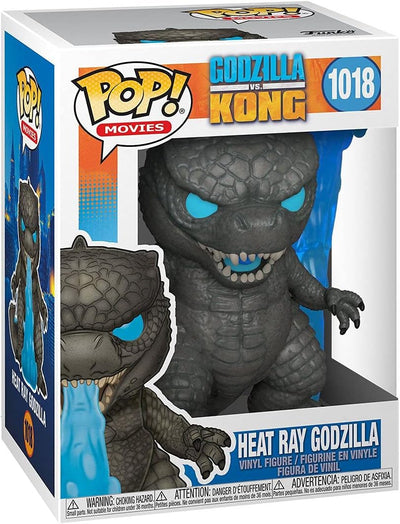 POP Godzilla Vs Kong - Godzilla Heat Ray (Fire Breathing)  Pop! Vinyl Figure (Bundled with Compatible Pop Box Protector Case), Multicolor, 3.75 Inches