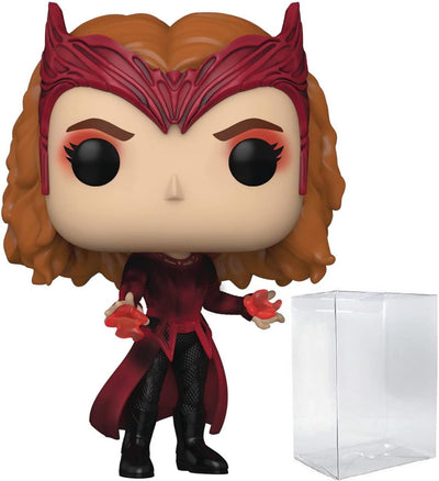 Marvel: Doctor Strange Multiverse of Madness - Scarlet Witch  Vinyl Figure (Bundled with Compatible Box Protector Case), Multicolor, 3.75 Inches