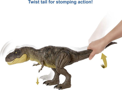 Jurassic World Camp Cretaceous Stomp 'N Escape Tyrannosaurus T Rex Action Figure Toy with Stomping Motion