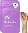 B12 Awake Patch, Natural Patch with Caffeine, B12, and Green Tea Extract, Plant Powered Wearable Wellness, Helps to Promote Energy (8 Total Patches)